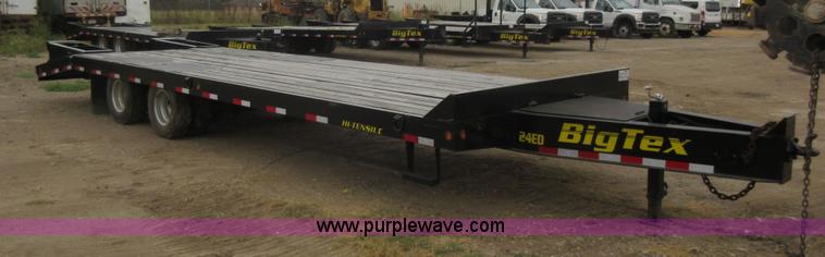 image for item L2772 2014 Big Tex 24ED-24+5 equipment trailer