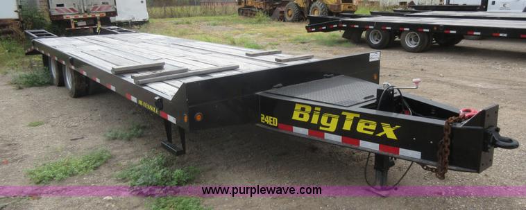 image for item L2773 2014 Big Tex 24ED-24+5 equipment trailer
