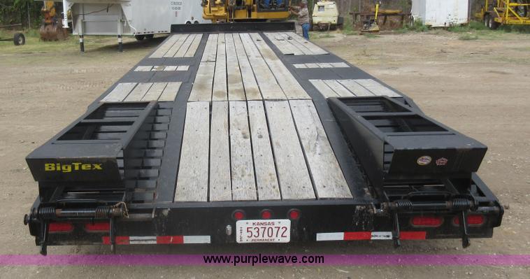 image for item L2774 2014 Big Tex 24ED-24+5 equipment trailer