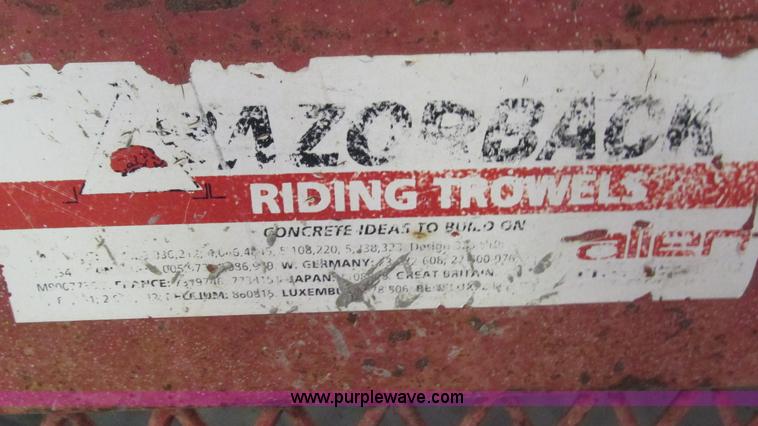 image for item L5275 Razorback HP200 power trowel