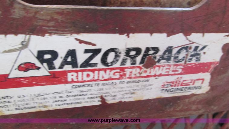 image for item L5276 Razorback HP200 power trowel