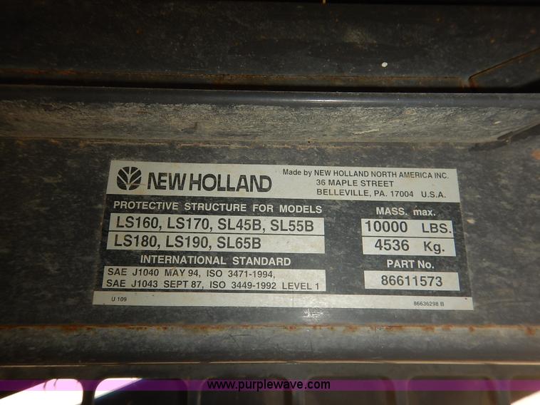 image for item L6288 2002 New Holland LS170 skid steer