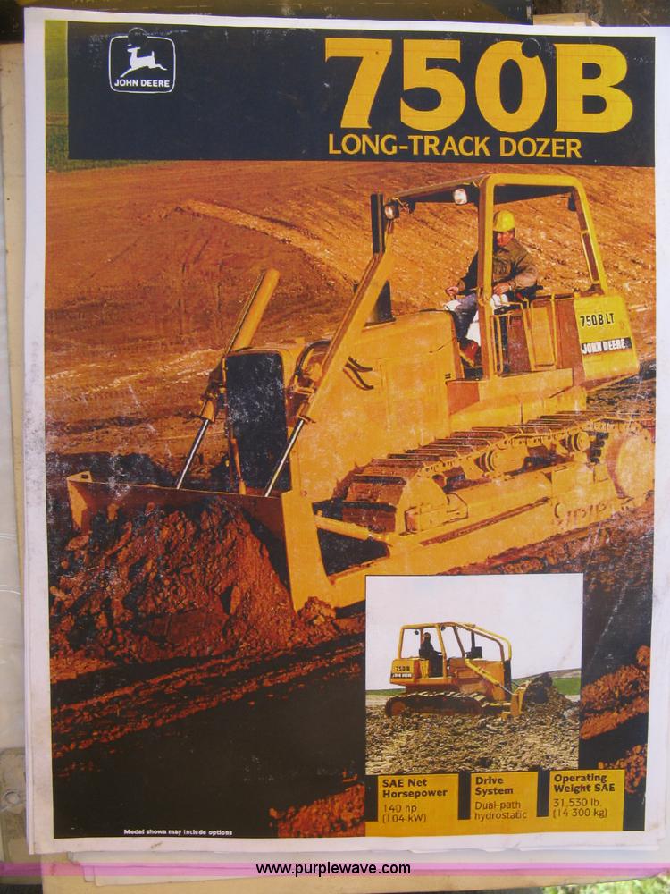 image for item L6314 1990 John Deere 750B long track dozer