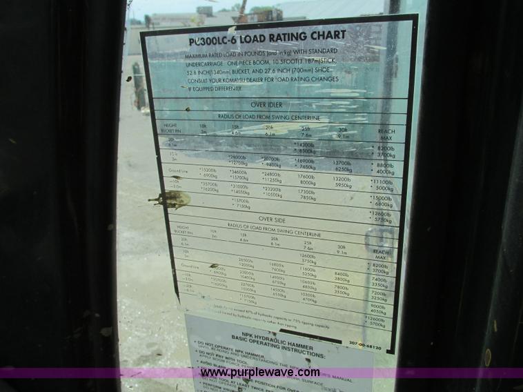 image for item R9457 2000 Komatsu PC300LC-6LE excavator