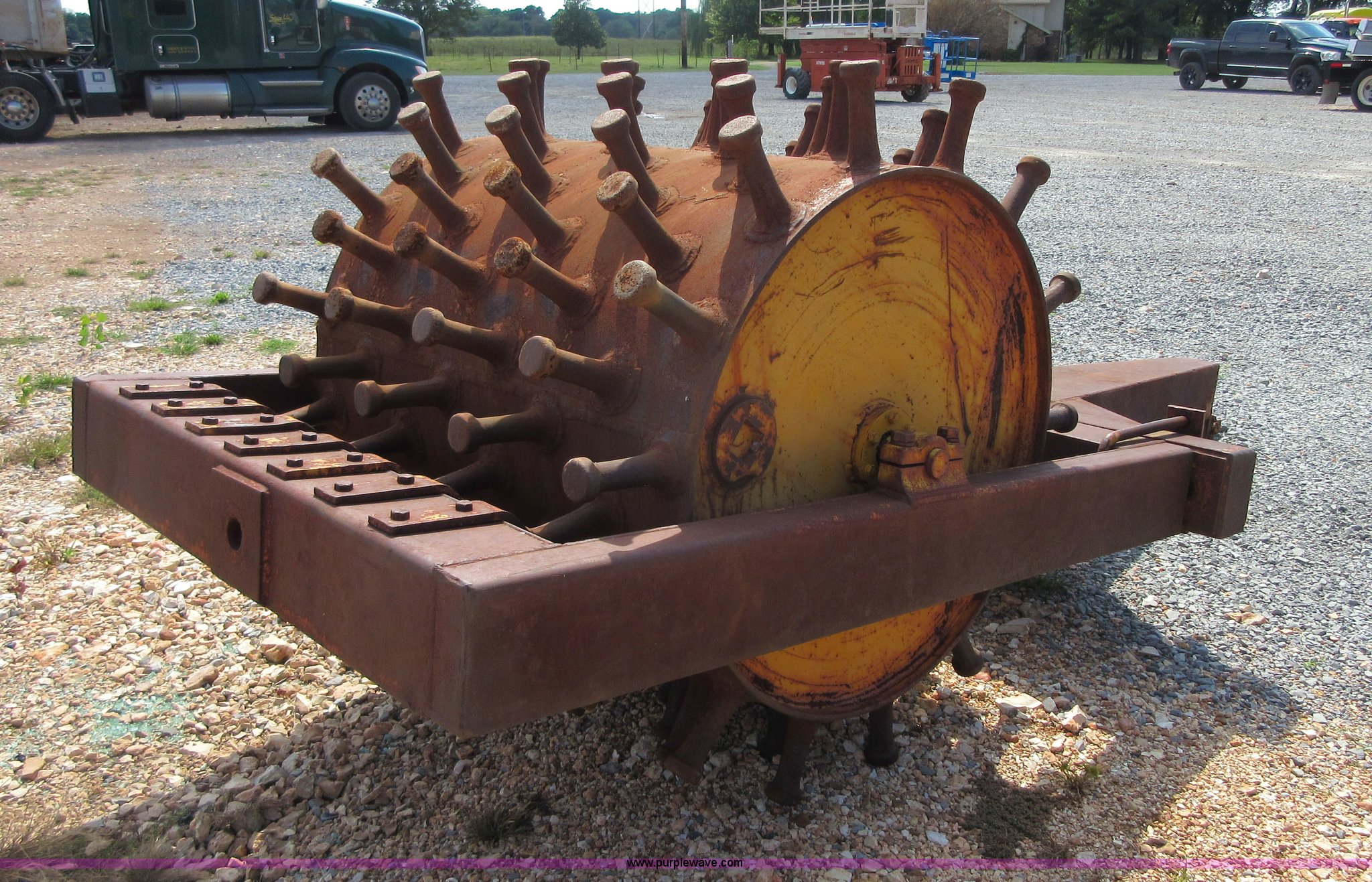 American Steel Works pad foot roller in Pryor, OK Item I1969 sold