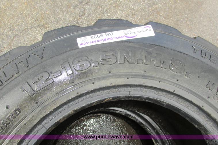 image for item BH9933 (2) ForeRunner 12-16.5 skid steer tires