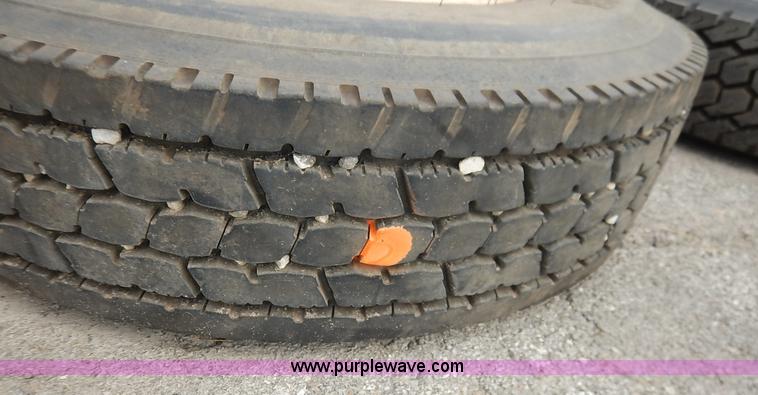 image for item BH9936 (10) Michelin 11R22.5 used tires and wheels