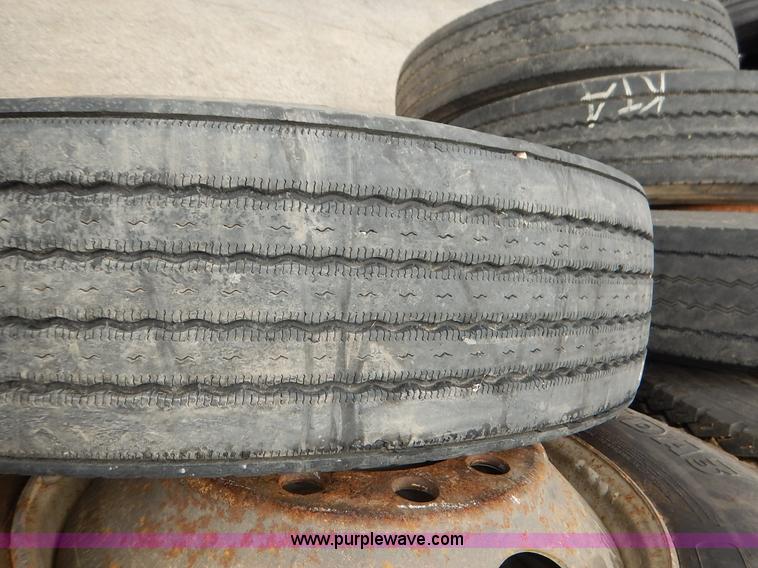 image for item BH9936 (10) Michelin 11R22.5 used tires and wheels