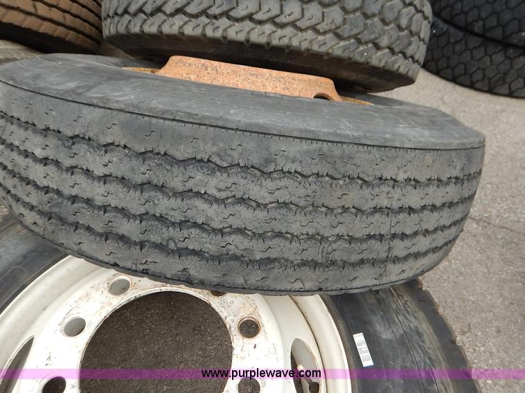 image for item BH9936 (10) Michelin 11R22.5 used tires and wheels