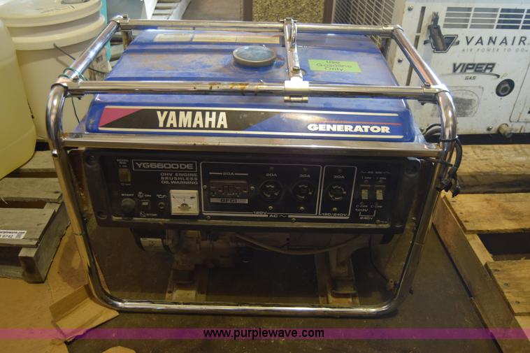 image for item BO9744 Yamaha YG6600DE generator
