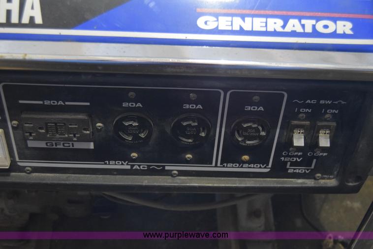 image for item BO9744 Yamaha YG6600DE generator