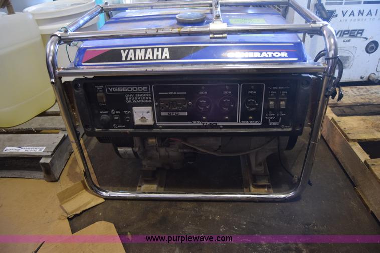 image for item BO9744 Yamaha YG6600DE generator