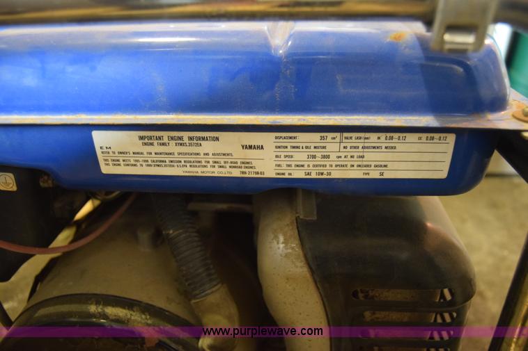 image for item BO9744 Yamaha YG6600DE generator