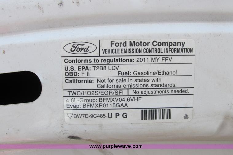 image for item J3630 2011 Ford Crown Victoria Police Interceptor