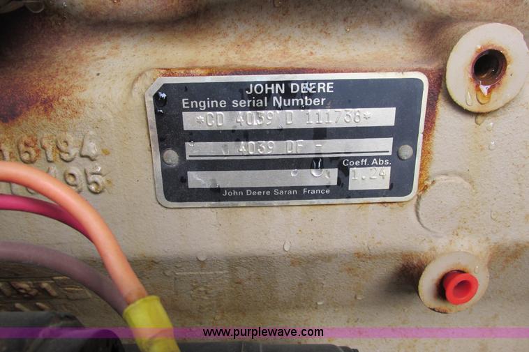 image for item J3642 1992 Leroi 185 air compressor