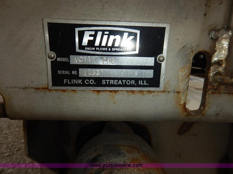 image for item J3647 Flink VCT-11-PA6 tailgate stainless steel salt/sand spreader