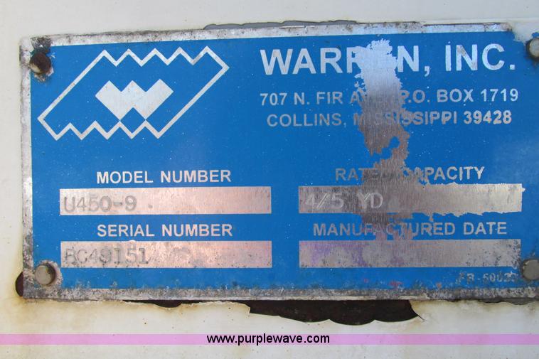 image for item J3648 2000 GMC C7500 dump truck