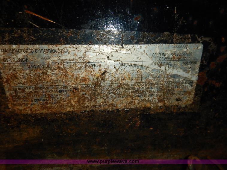 image for item J6428 2005 Felling FT-32 equipment trailer