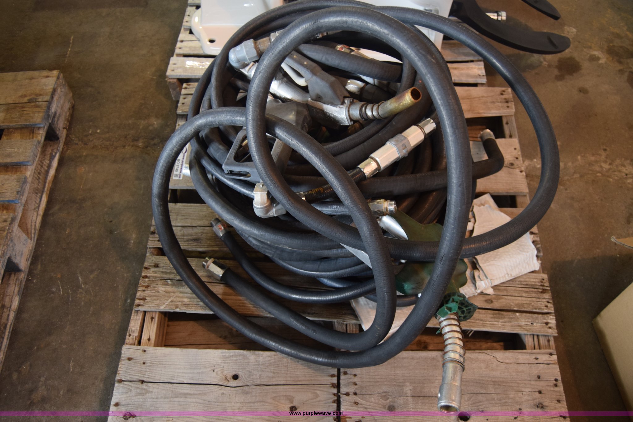 (10) gas pump hoses in Wichita, KS Item BO9740 sold Purple Wave