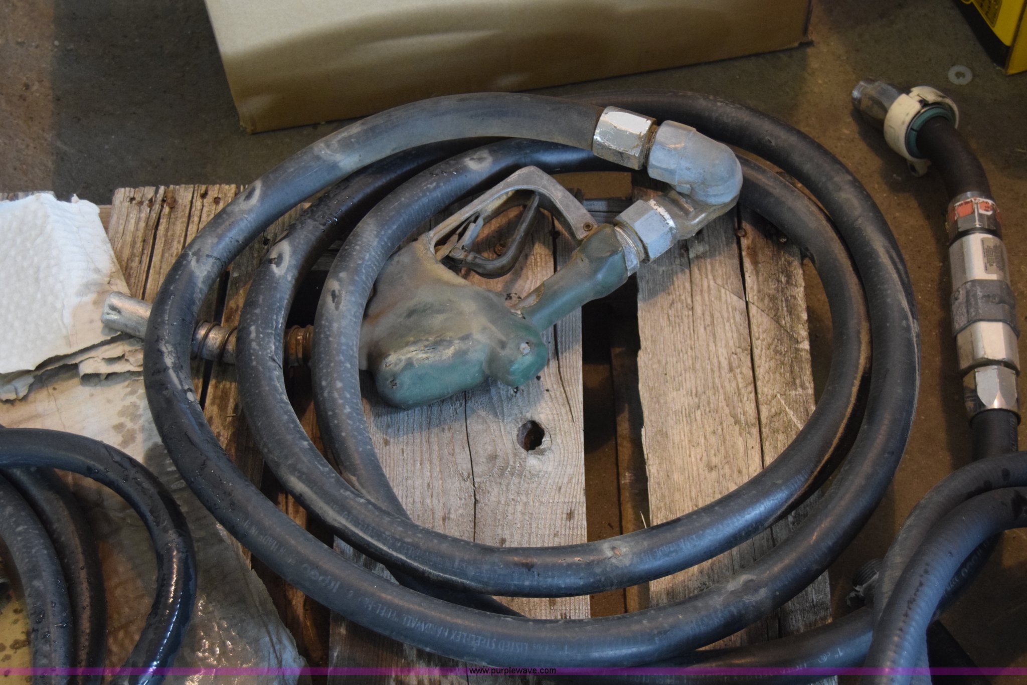 (10) gas pump hoses in Wichita, KS Item BO9740 sold Purple Wave
