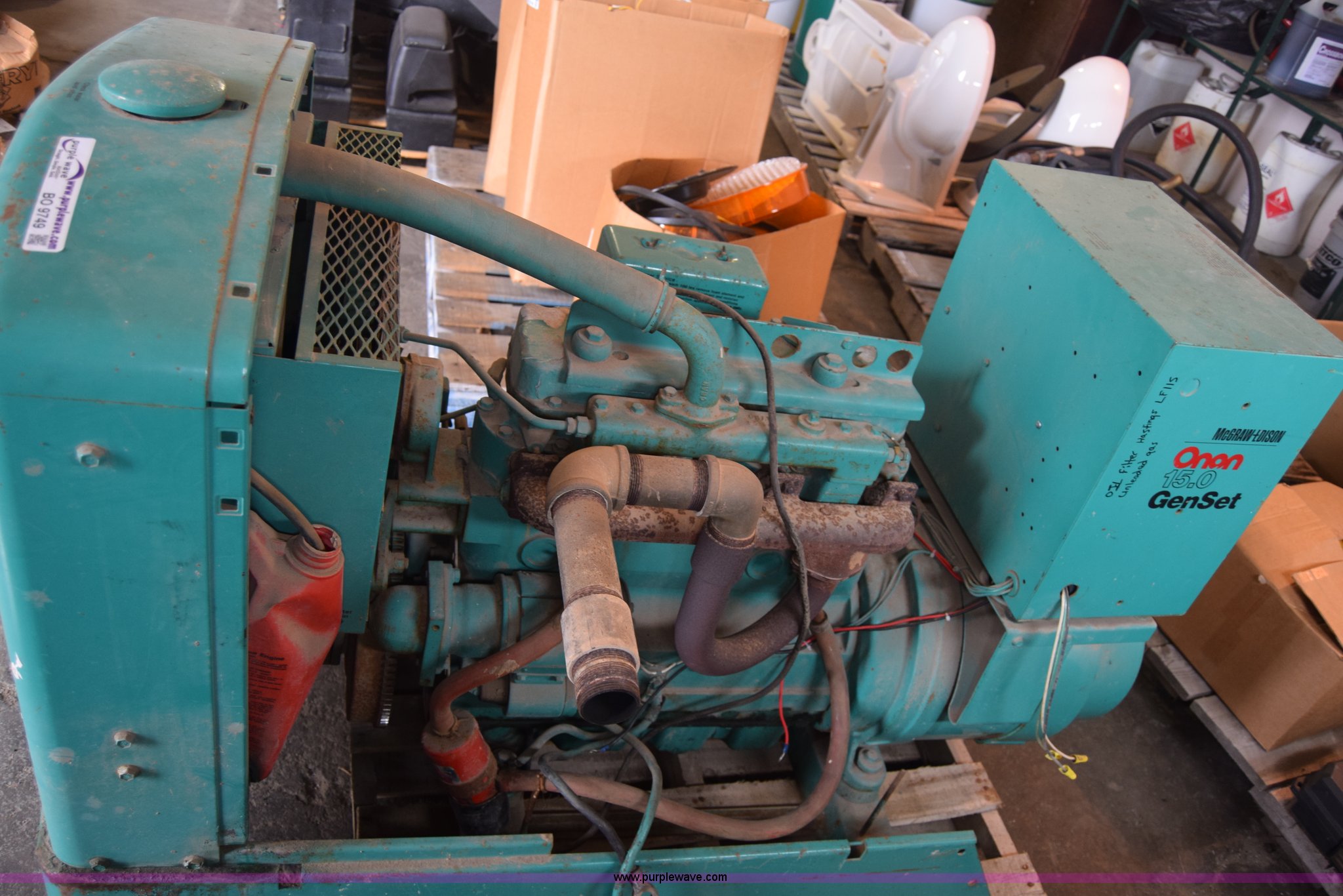 Onan generator in Wichita, KS Item BO9749 sold Purple Wave