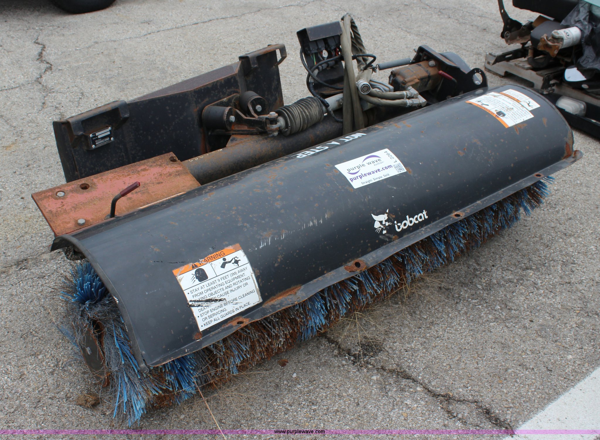 Bobcat angle broom skid steer attachment in Topeka, KS Item L2264