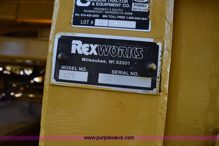 image for item K6634 Rexworks Maxigrind 425 horizontal grinder