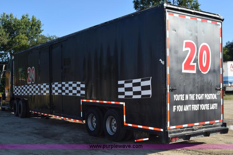 image for item K6636 1977 Matlock enclosed racing trailer