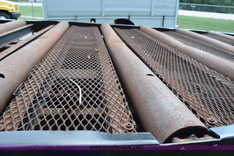 image for item K6642 1993 Wabash flatbed roller deck trailer