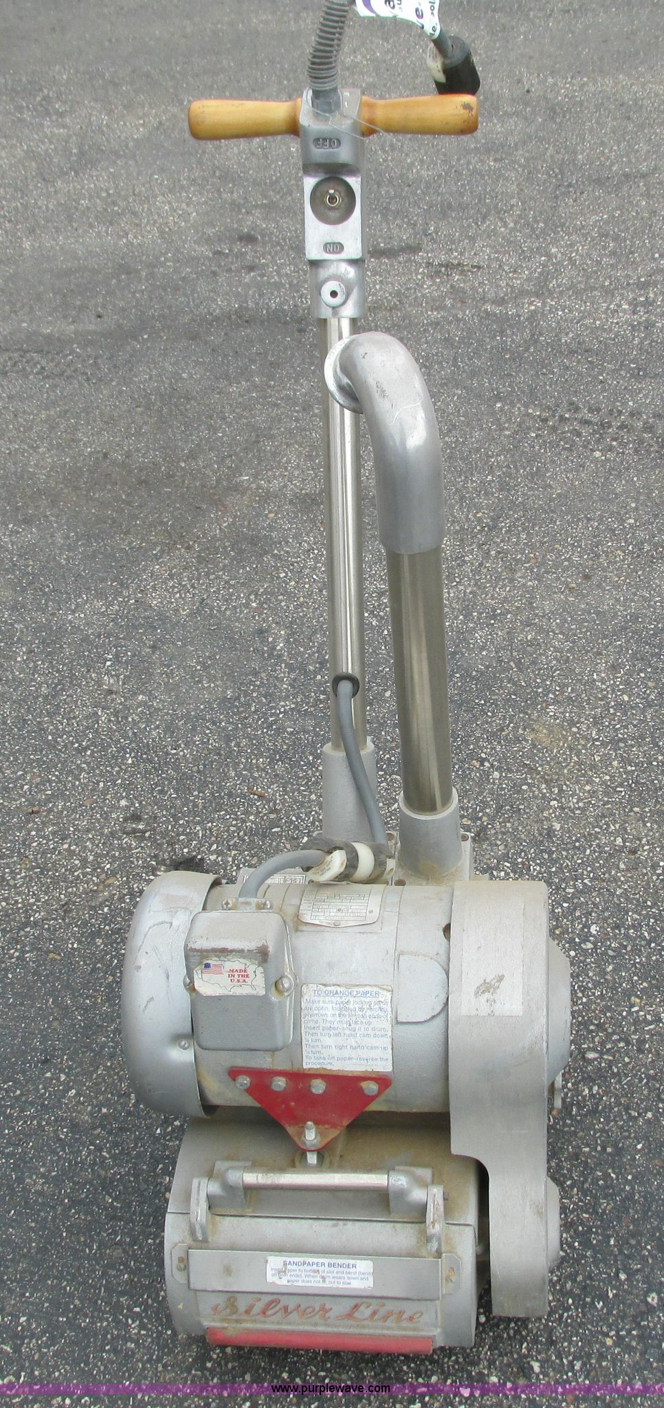 SilverLine floor sander in Rochester, MN Item K6720 sold Purple Wave