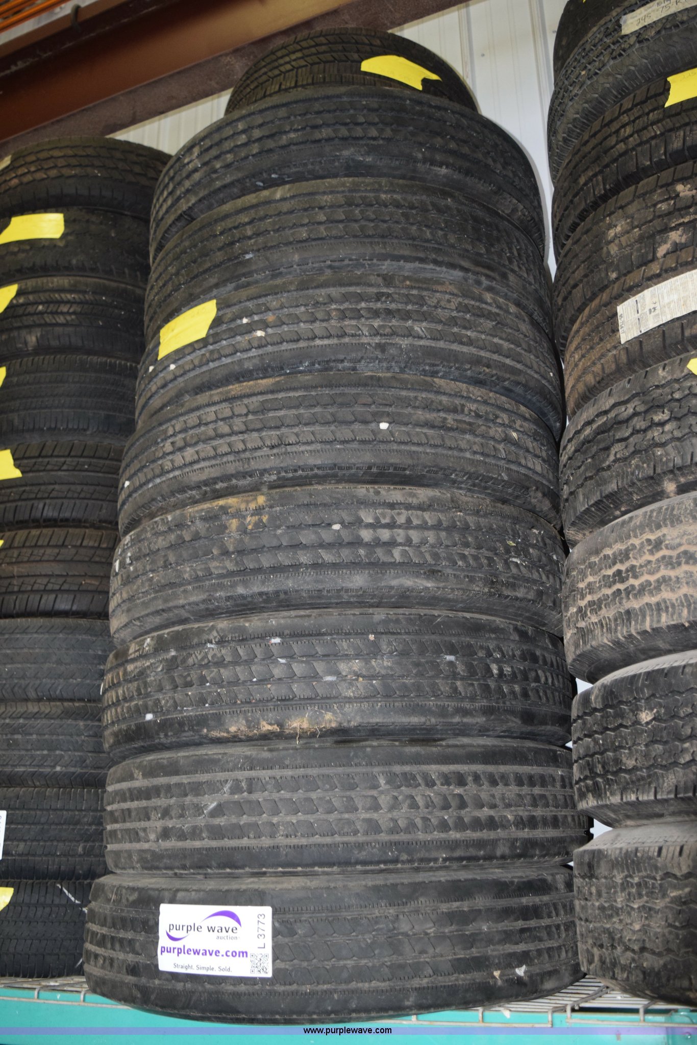 Assorted tires in Rochester, MN Item L3773 sold Purple Wave