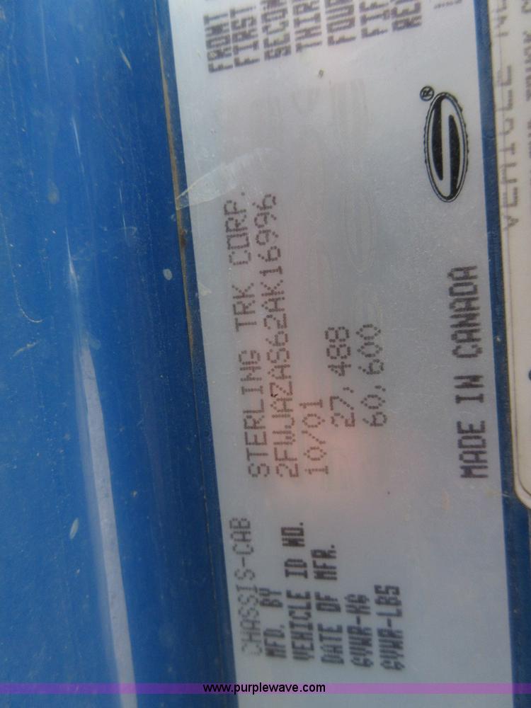 image for item I1973 2002 Sterling L9500 semi truck