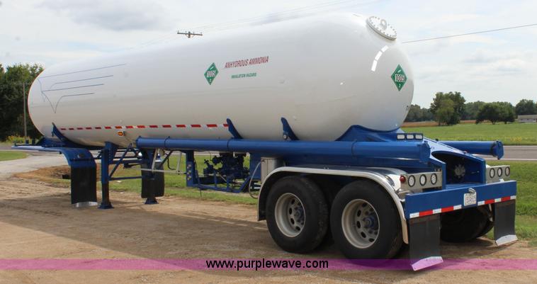 image for item J3662 1966 Trinity anhydrous ammonia/propane tank trailer