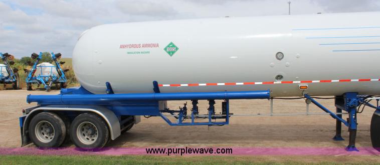 image for item J3662 1966 Trinity anhydrous ammonia/propane tank trailer