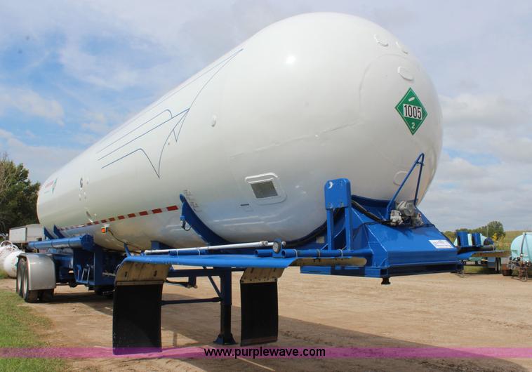 image for item J3662 1966 Trinity anhydrous ammonia/propane tank trailer