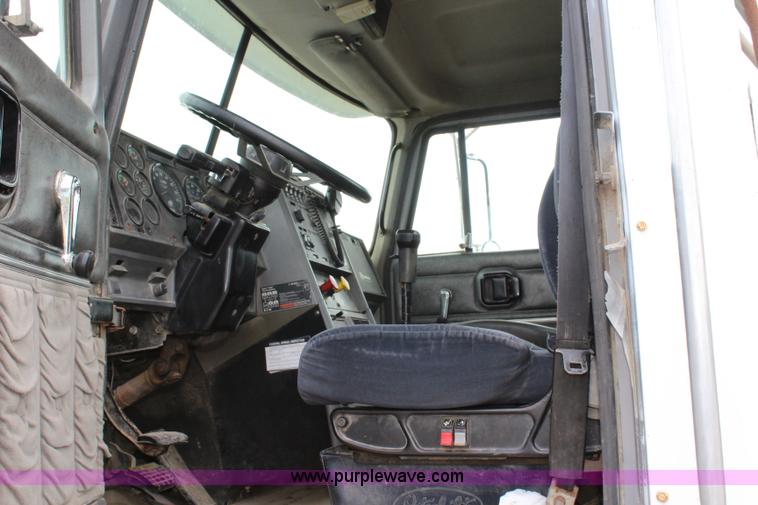 image for item J3695 1997 Mack CH613 semi truck with fertilizer delivery trailer