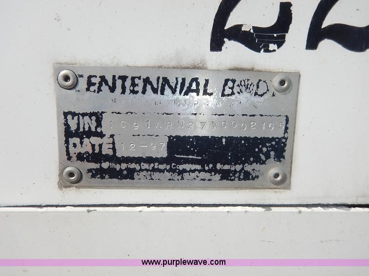 image for item J6430 1997 Centennial beverage trailer