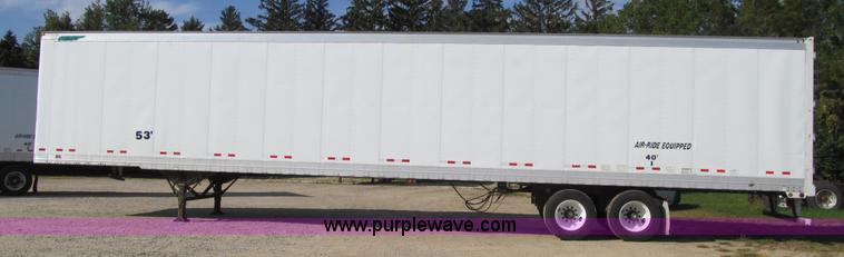 image for item K6353 2005 Great Dane 7411TP-SA dry van trailer