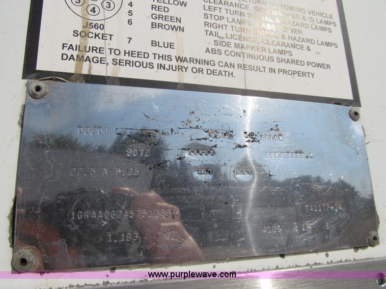 image for item K6353 2005 Great Dane 7411TP-SA dry van trailer