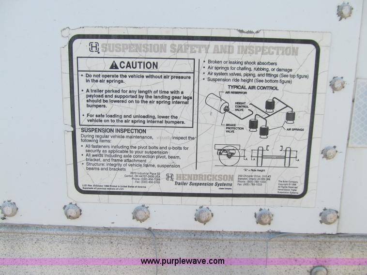 image for item K6354 2005 Great Dane 7411TP-SA dry van trailer