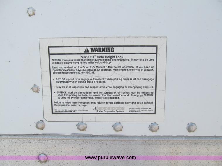 image for item K6354 2005 Great Dane 7411TP-SA dry van trailer