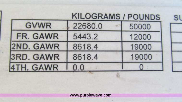 image for item L5266 2001 Peterbilt 387 semi truck