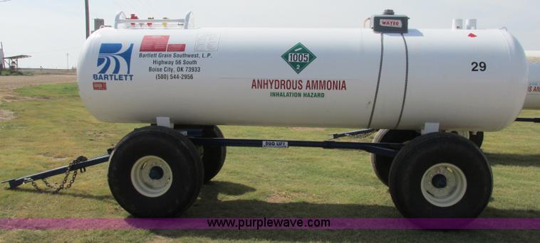 image for item BK9149 Anhydrous ammonia nurse tank