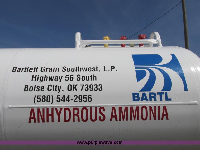 image for item BK9149 Anhydrous ammonia nurse tank