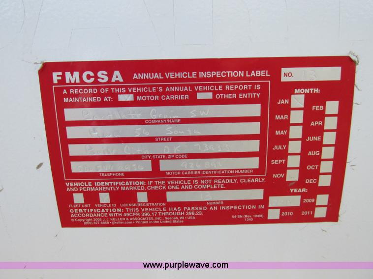 image for item BK9161 Anhydrous ammonia nurse tank