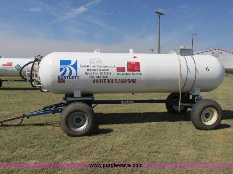 image for item BK9163 2011 Duo Lift anhydrous ammonia nurse tank