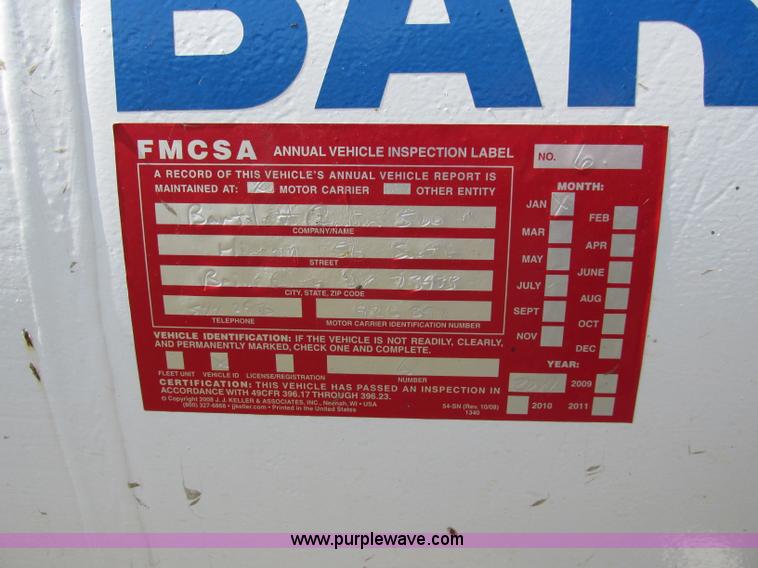 image for item BK9163 2011 Duo Lift anhydrous ammonia nurse tank