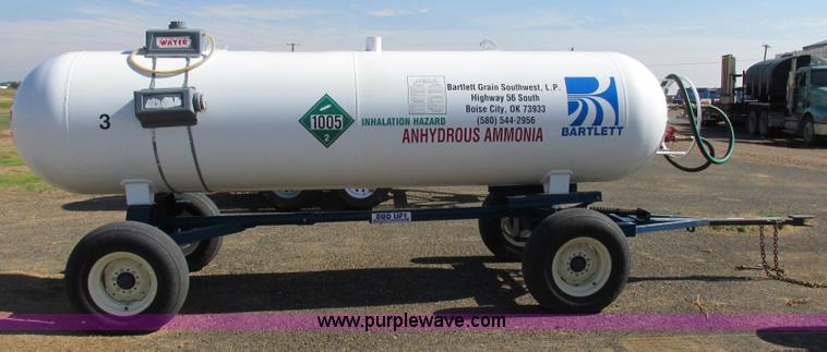 image for item BK9165 2011 Duo Lift anhydrous ammonia nurse tank