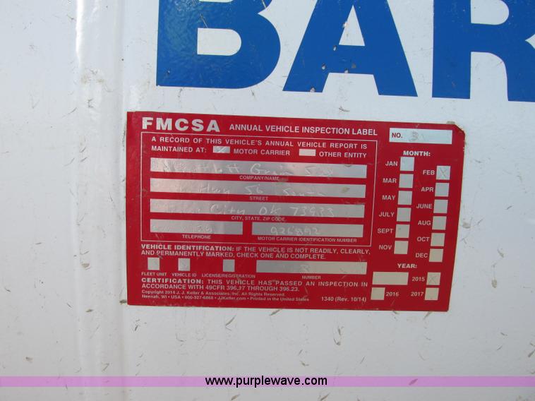 image for item BK9165 2011 Duo Lift anhydrous ammonia nurse tank