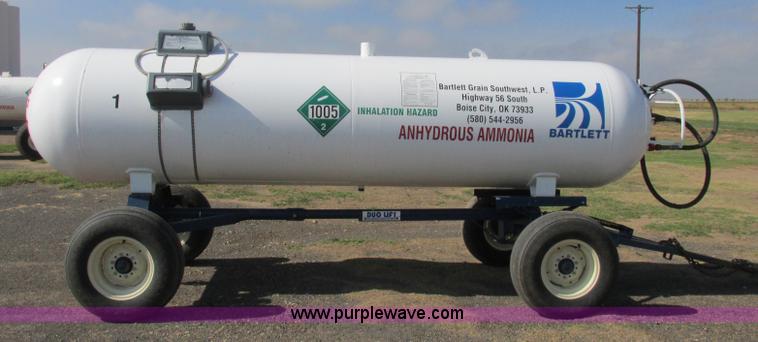 image for item BK9168 2011 Duo Lift anhydrous ammonia nurse tank